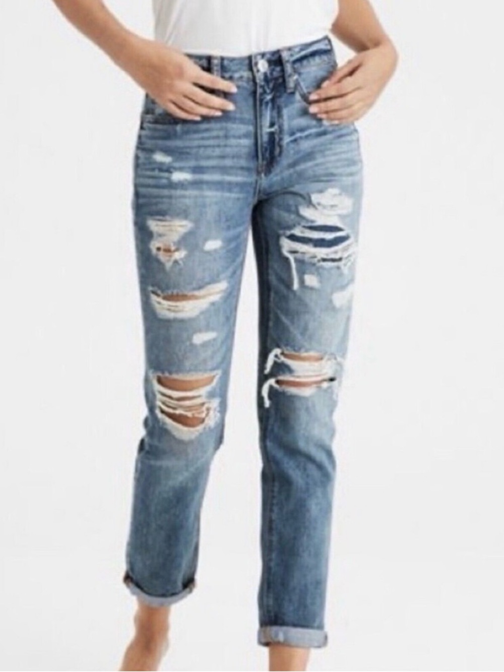 American Eagle Button Fly Tomgirl Jeans